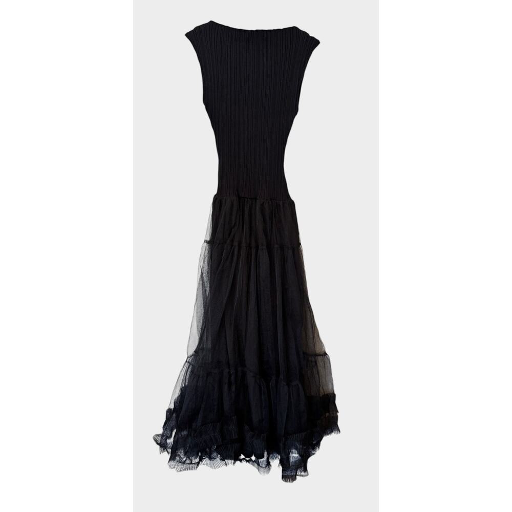 NEW En Saison Darcy Sleeveless Tulle Midi Dress Size Large - Picture 7 of 14